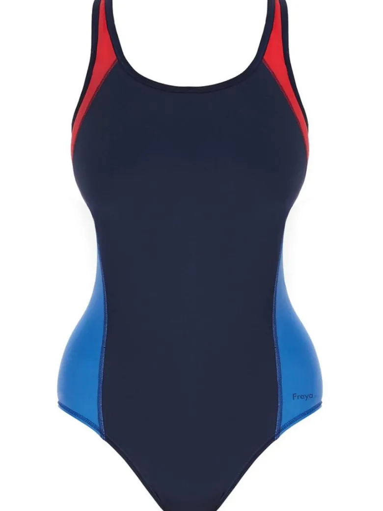 Bañador deportivo con aros Freya Swim Freestyle Navy