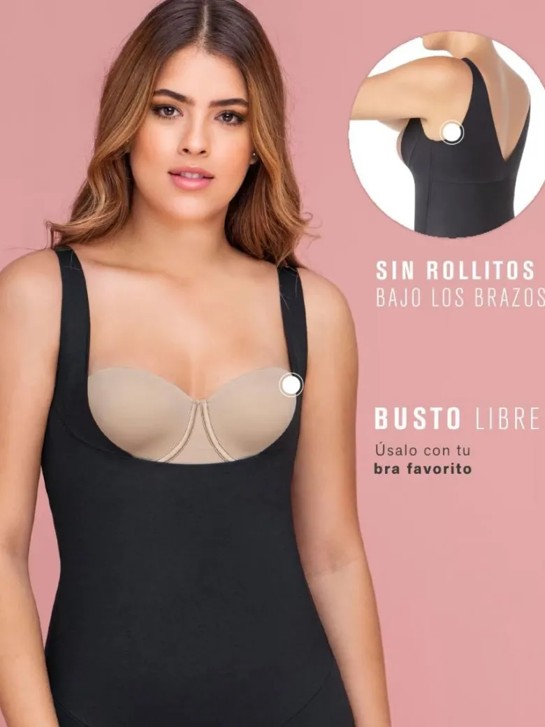 Body faja pantalon pecho libre de control moderado Leonisa 018483