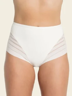 Braga faja clásica con control moderado de abdomen y bandas en tul Leonisa 012903