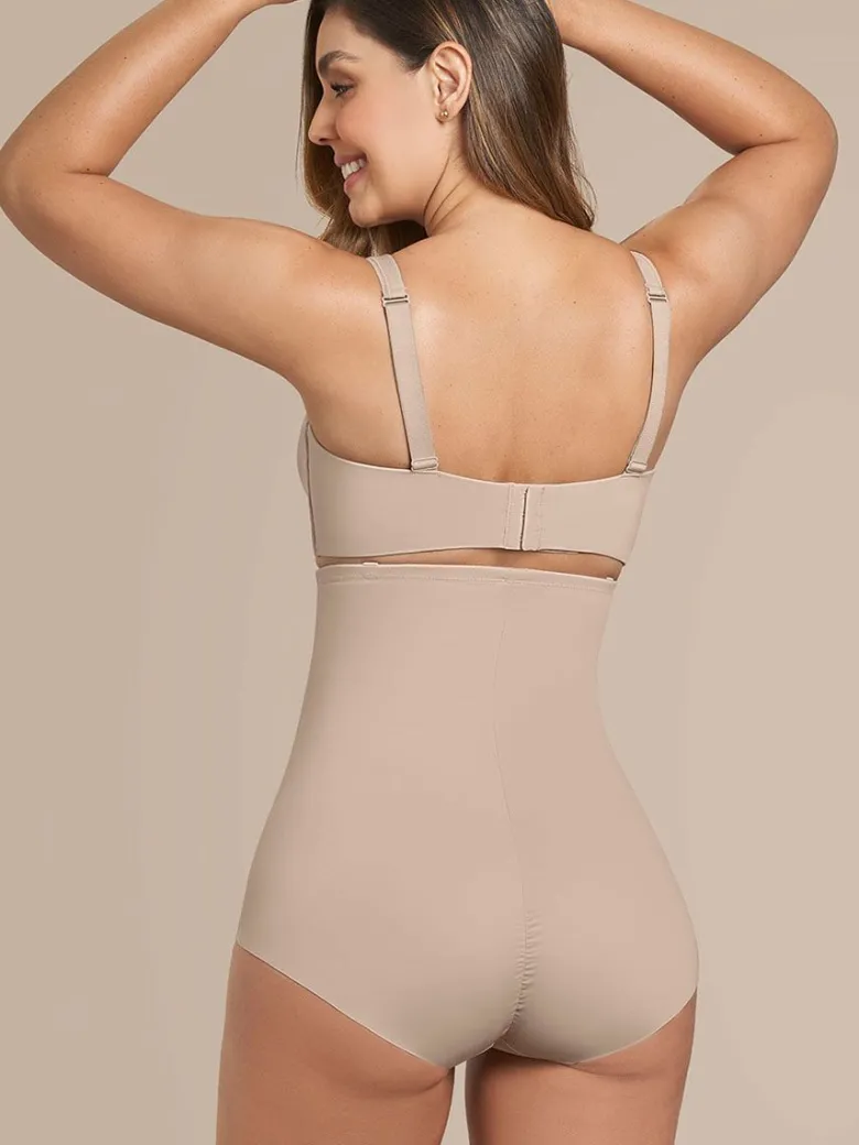 Braga faja de tiro alto con control moderado en abdomen y espalda Leonisa 012981