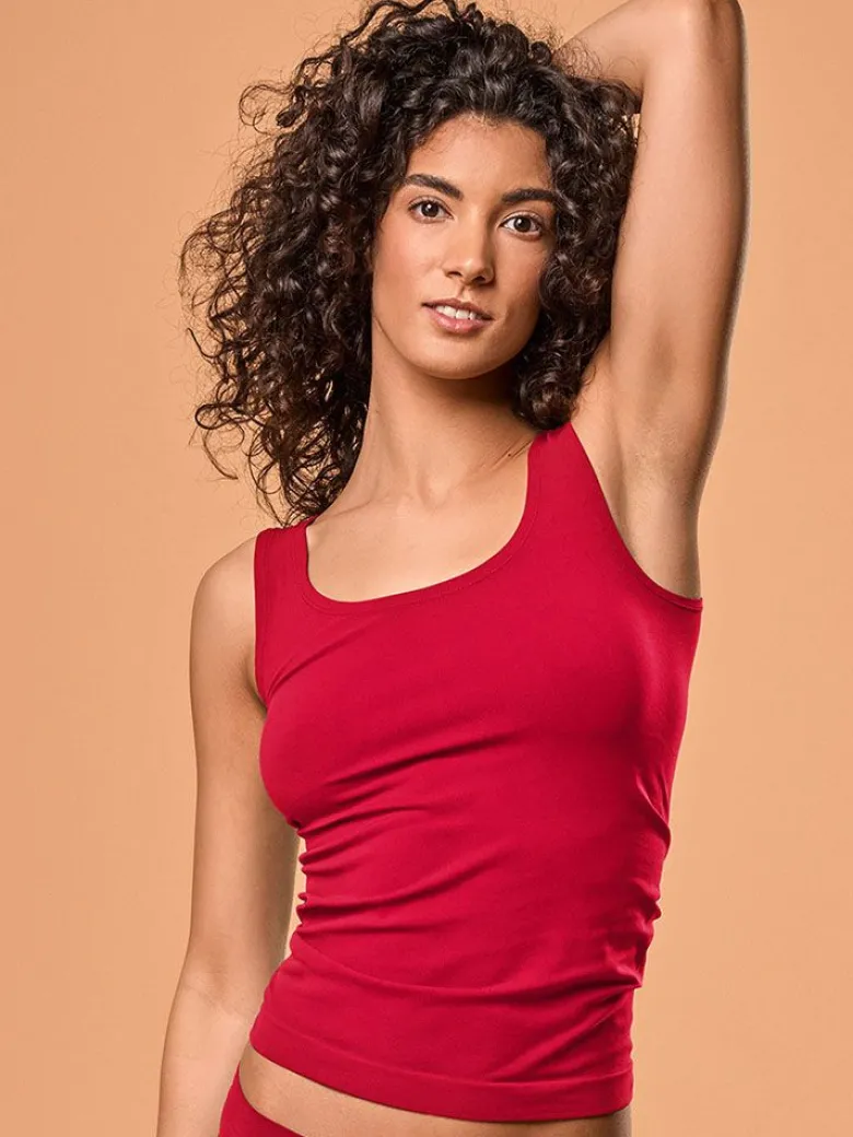 Camiseta mujer Focenza Tirantes 203 Rojo