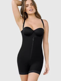 Faja pantalon alta tipo short de control fuerte levanta glúteos Leonisa 018486
