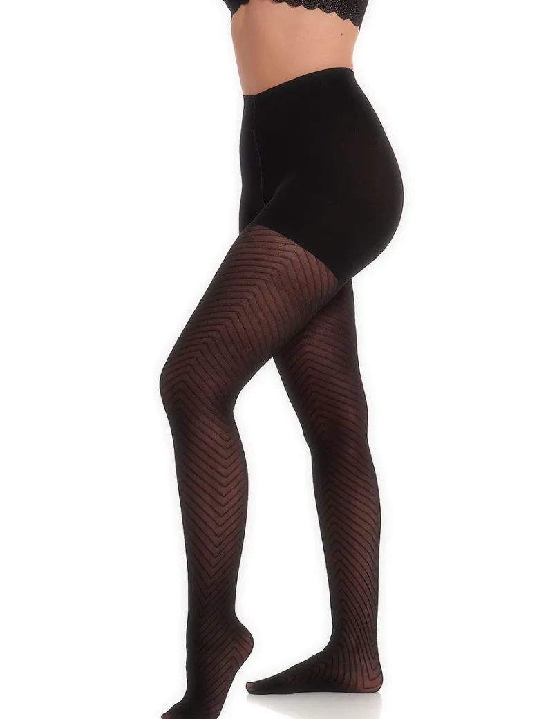 Panty Reductor Magic Bodyfashion Incredible Legs Tights 15IC Chevron