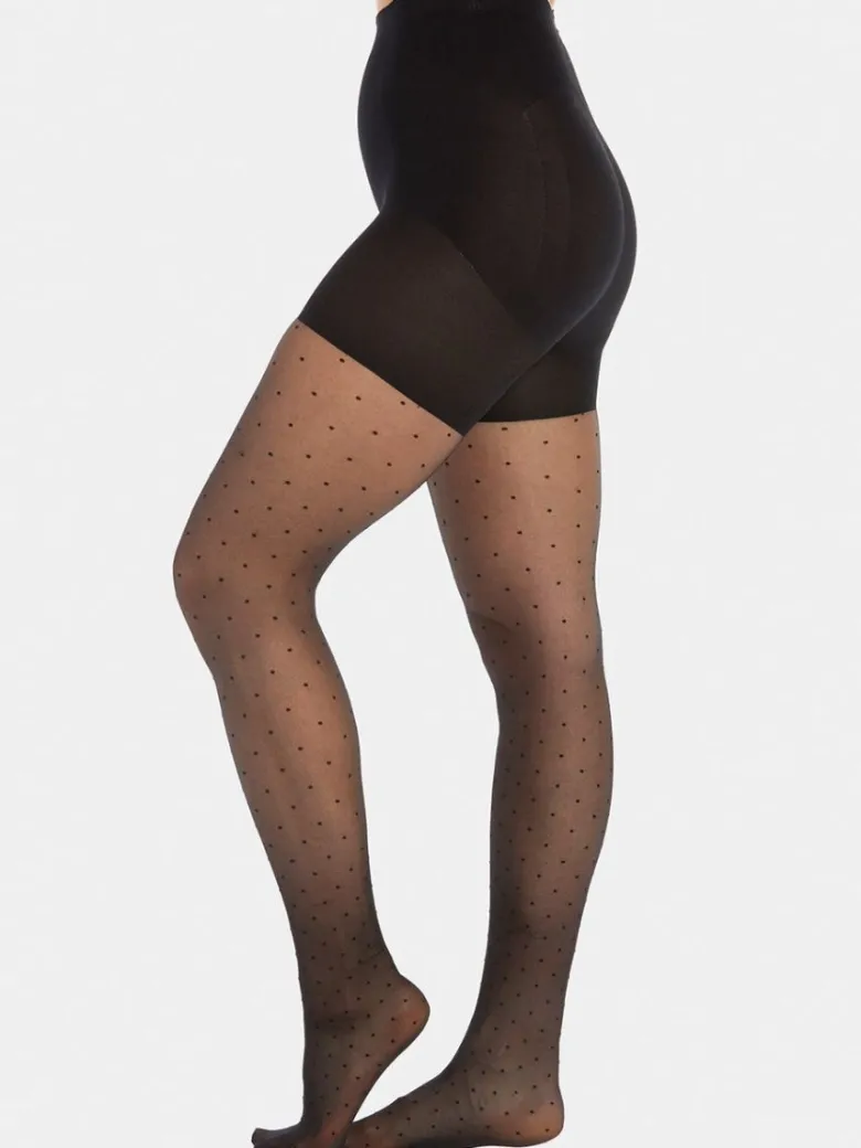 Panty Reductor Magic Bodyfashion Sexy Dots Tights 15SD