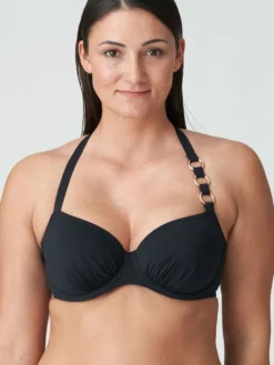 Parte de arriba bikini con aro Primadonna Swim Damietta con aros 4011610 Negro