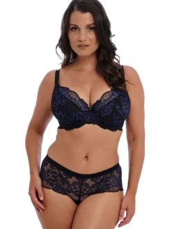 Sujetador con relleno y con aros Fantasie Emmaline Padded Plunge Midnight